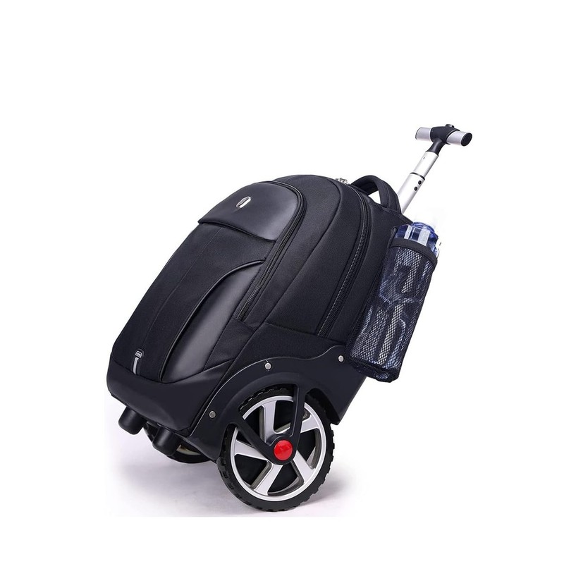 Waterproof Rolling Backpack, Backpack with Wheels for Business and Travel Com…