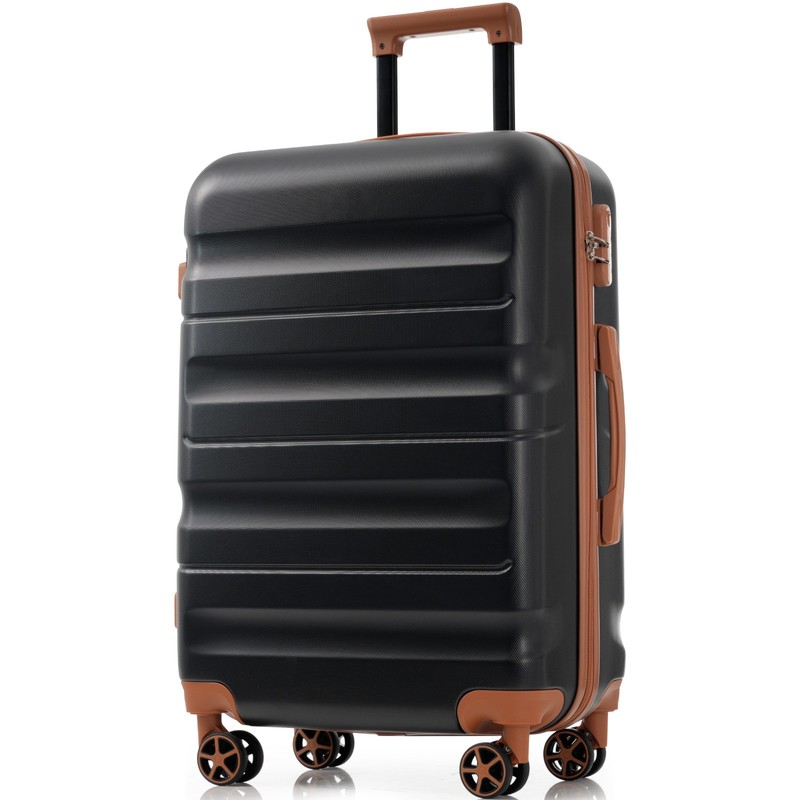 6 Piece Luggage Set Hardshell Carry on Suitcase with Spinner Check-In Sizes New gallery