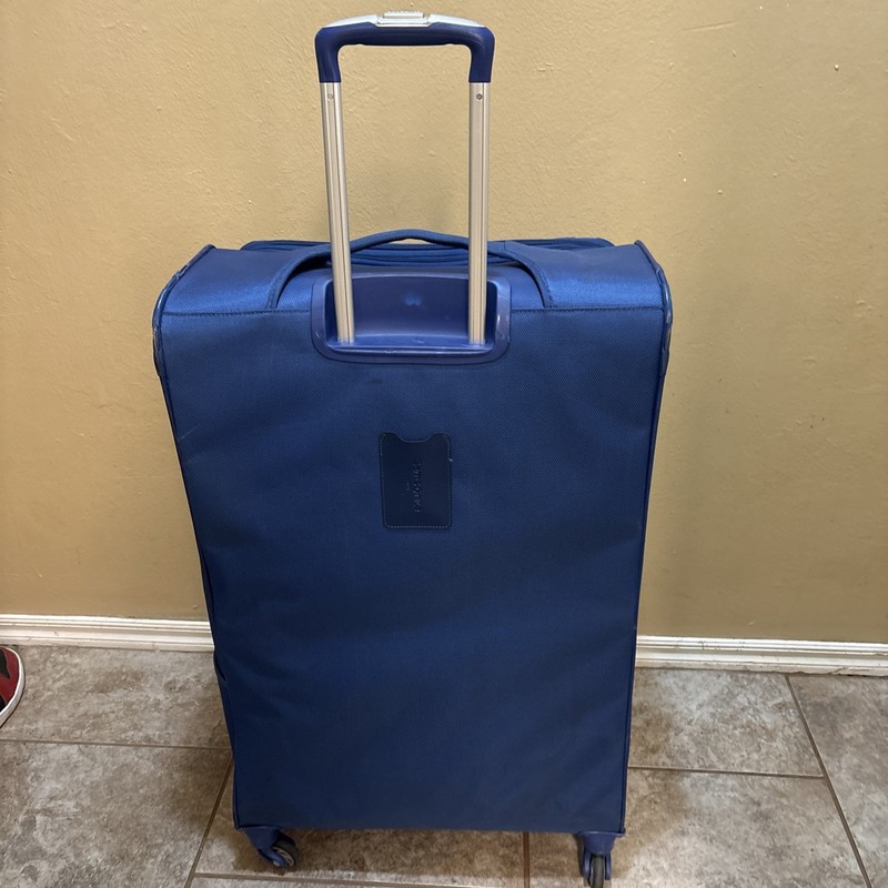 Samsonite Blue Ripstop Wheeled Rolling Large Suitcase Luggage gallery