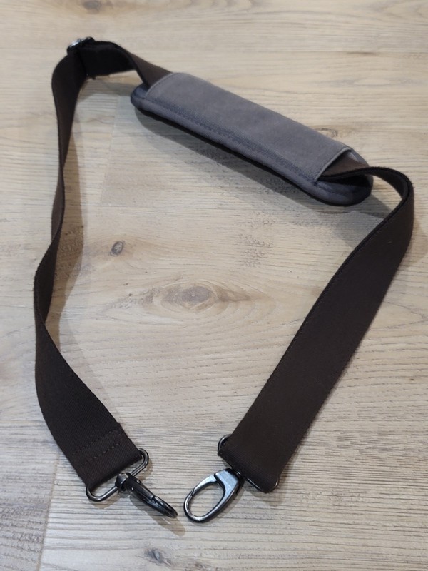 Brown Adjustable Padded Shoulder Strap For A Duffel Bag
