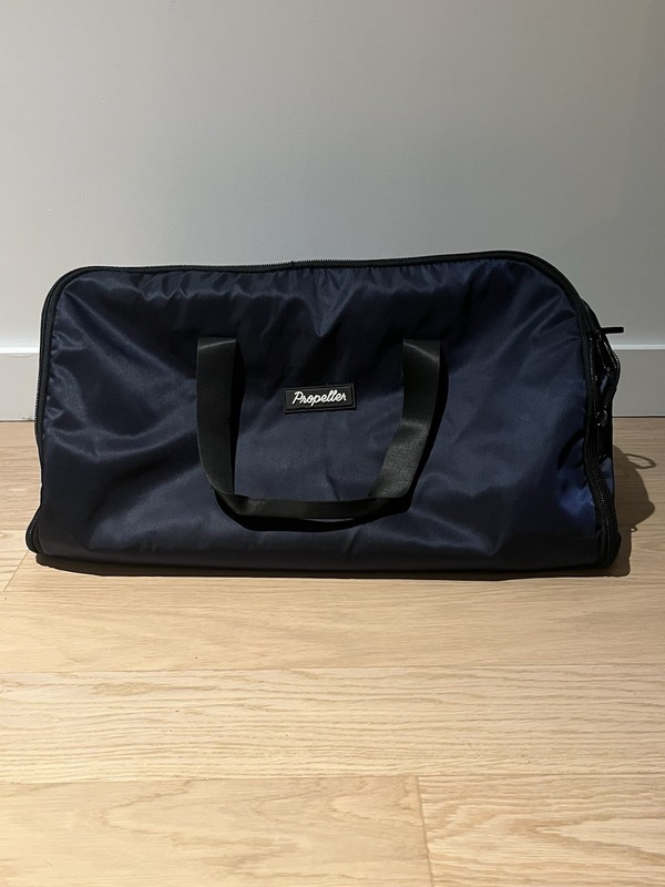 The Propeller Outfitters Garment Roll Up Duffle Bag Blue