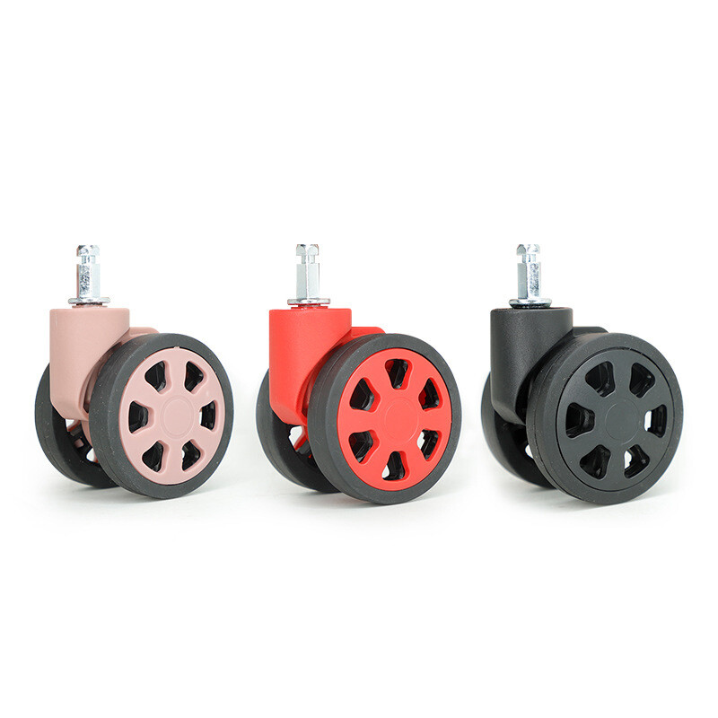 4 PCS Compartment Universal Wheel Luggage Accessories Trolley Box Pulley Mute gallery