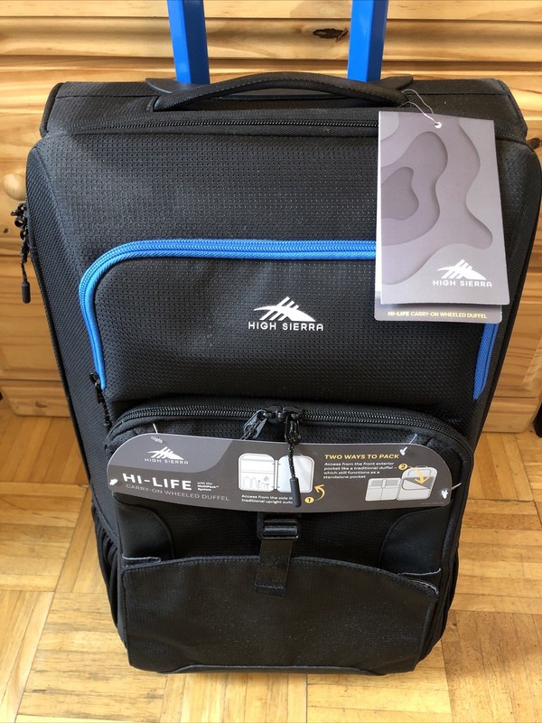Hi-Life 22-Inch Carry-On, 2-Wheeled Duffle