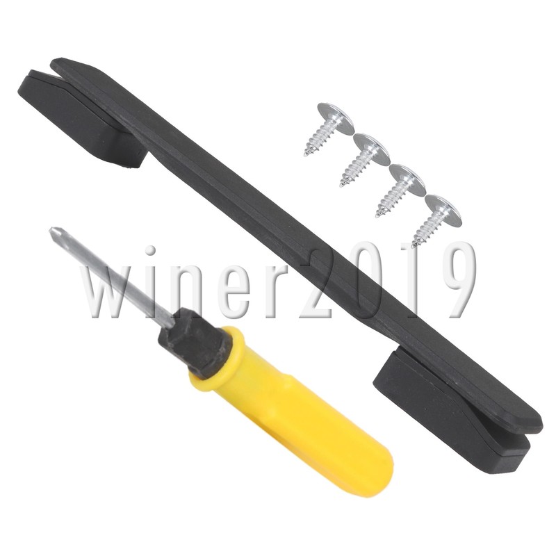 4x Suitcase Handle Replacement Part with Screw 7.8Inch Black B115 Luggage Holder gallery