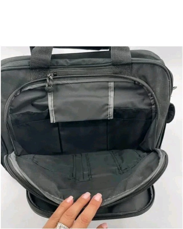 Leeds Tupperware Carry On Travel Laptop Duffle Bag Black Briefcase Messenger gallery