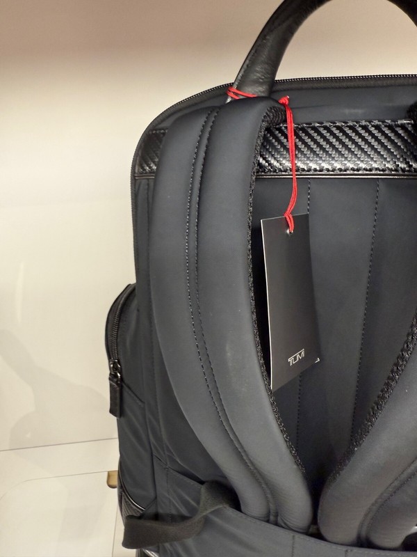 NEW Tumi BENSON Polyester 17.5” Large Laptop Backpack - BLACK & CARBON FIBER gallery