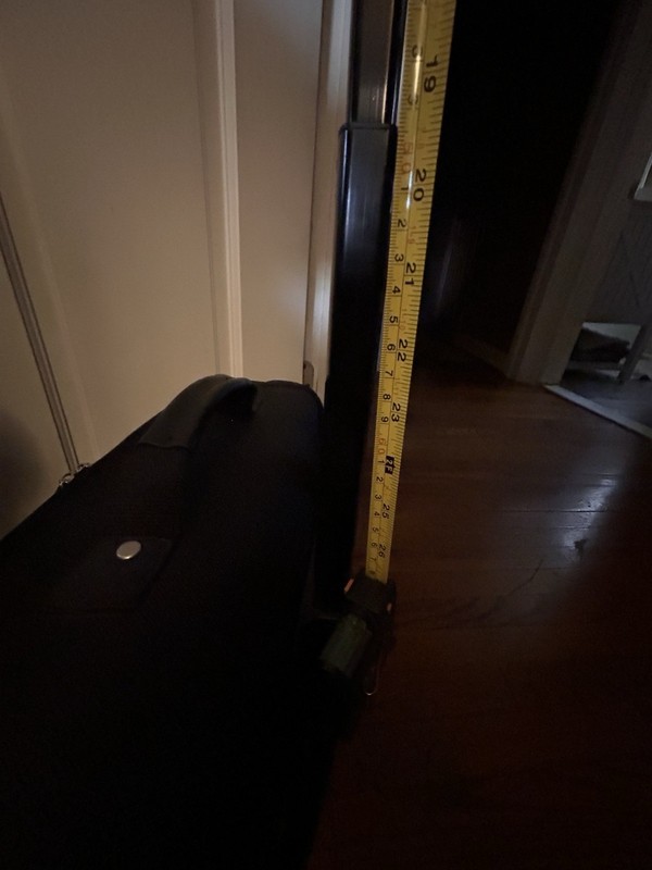 Samsonite Computer Travel Bag Wheels Adjustable Handle Black Excellent Condit gallery