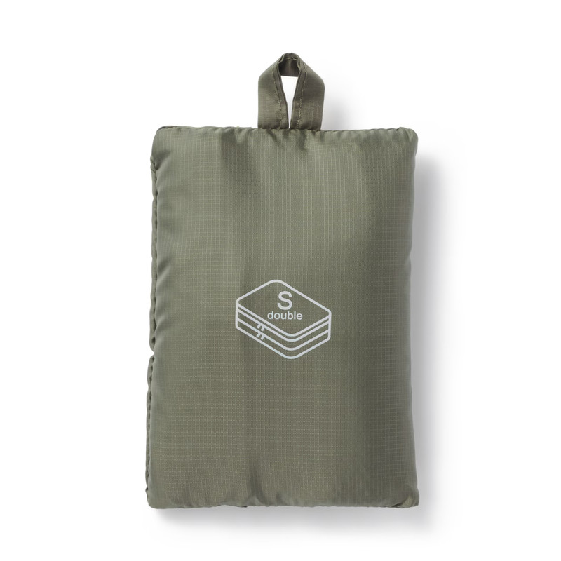 New MUJI Polyester Foldable Sorting Case With 2 Size S/M Double Type Kaki Colors