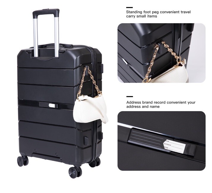 Hardside Luggage 3 Piece Set Hardshell Lightweight Suitcase w/ TSA Lock Spinner gallery