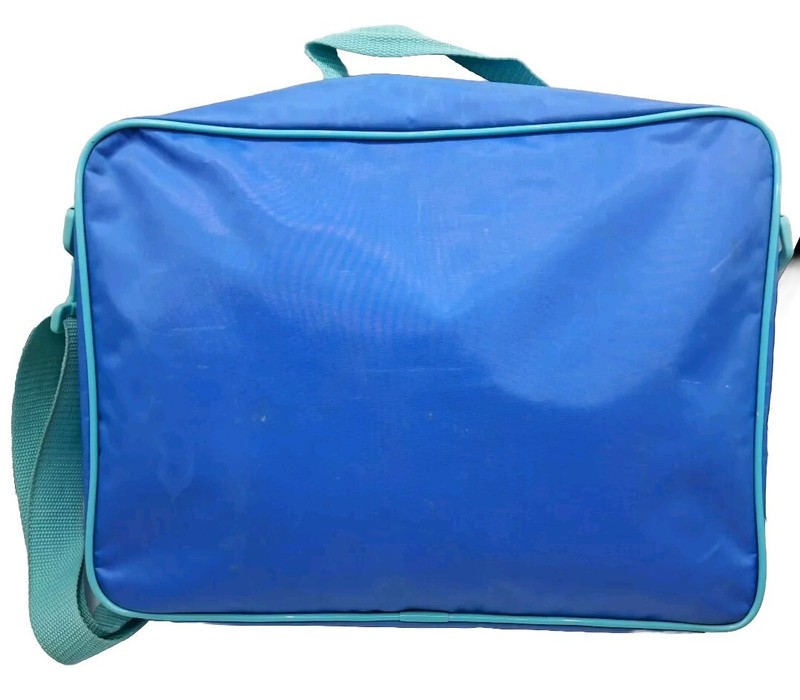 2002 Nickelodeon SpongeBob Squarepants Blue Small Kids Child Suitcase Bag Y2K gallery