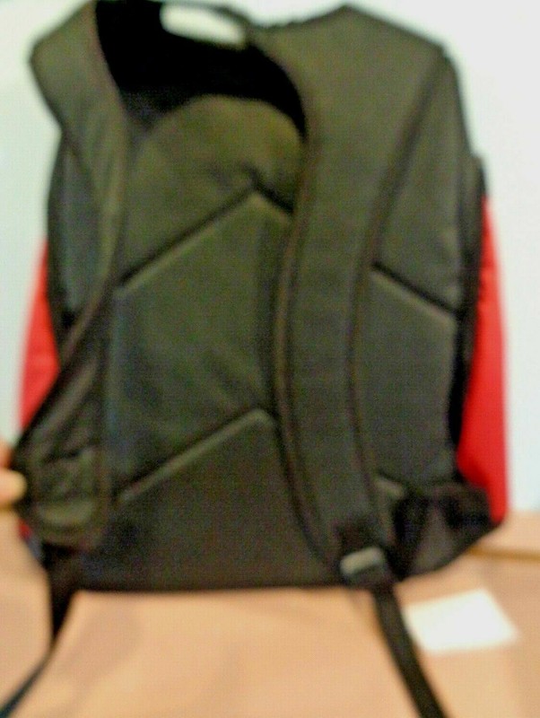 The Magnet Group The Essential Backpack Padded Shoulder Strap Red w Black gallery