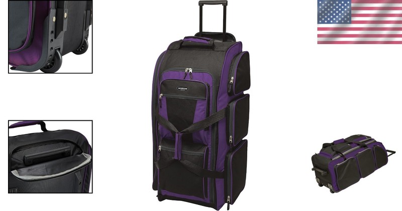 Water-Repellent 30-Inch Rolling Duffle - Perfect for All Travel Adventures gallery