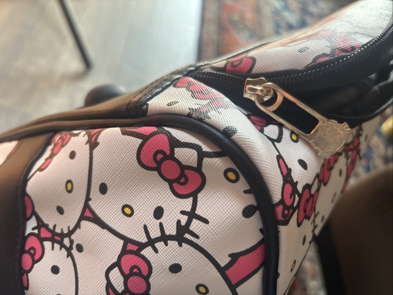 HELLO KITTY ROLLING DUFFLE LUGGAGE CARRY ON BAG SUITCASE Travel gallery