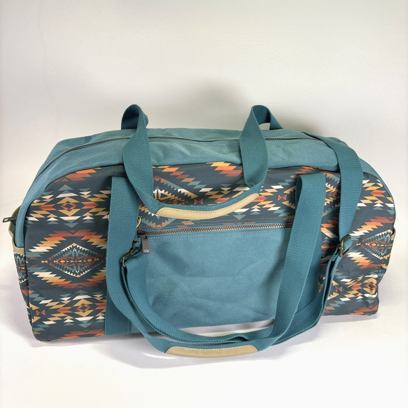 Pendleton Harding Beach Canopy Canvas Weekender Duffle Bag 24″ Travel Aztec