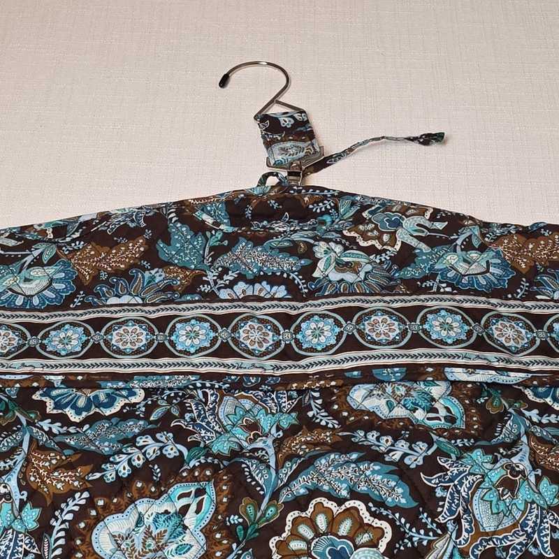Vera Bradley Java Blue Quilted Hanging Garment Bag NWOT gallery