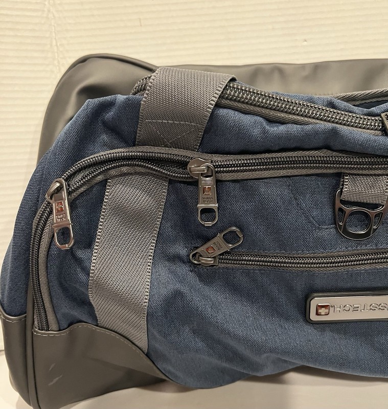 SwissTech + Excursion 24” Duffel Bag Navy/Grey NWT gallery
