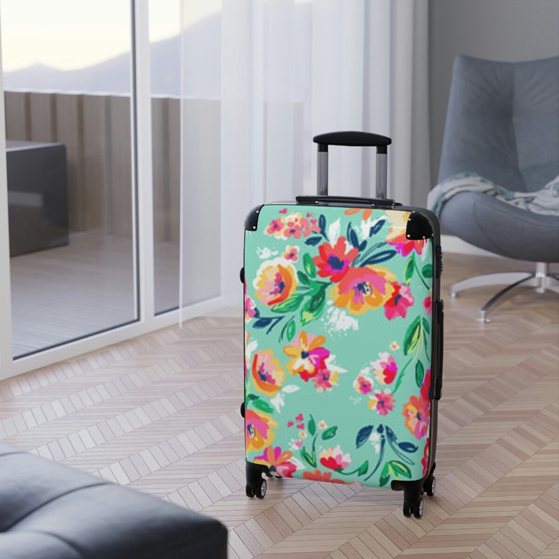 Floral pattern Suitcases