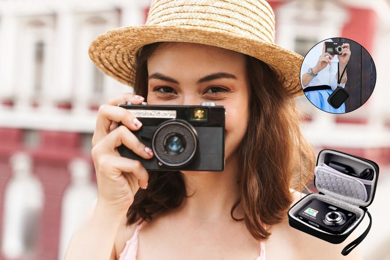 Carrying & Protective Case for Digital Camera Compatible with Kodak Pixpro/Canon gallery