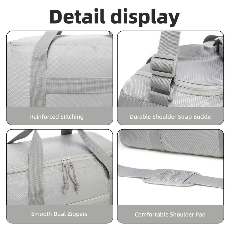 Extra Large Foldable Duffle Bag, 105L Heavy Duty Travel Bag for Camping & Mov... gallery