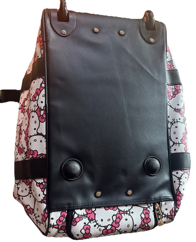 HELLO KITTY ROLLING DUFFLE LUGGAGE CARRY ON BAG SUITCASE Travel gallery