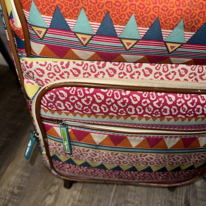 Carry On Expandable Design Pattern Luggage With Spinner Wheels 22” On the prowl gallery