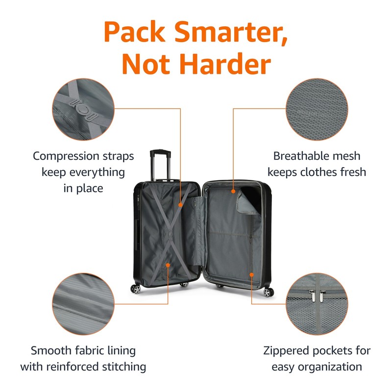 Amazon Basics 30 Inch Hardside Checked Spinner Luggage With TSA Lock Lightweight gallery