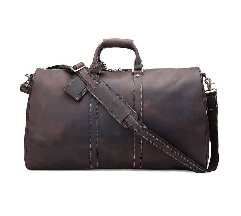 Polare Ambassador Style Retro Weekender Bag 23” Overnight Luggage made wit