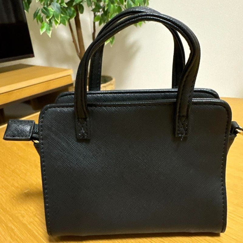 Hello Kitty face type black shoulder bag mini bag kawaii