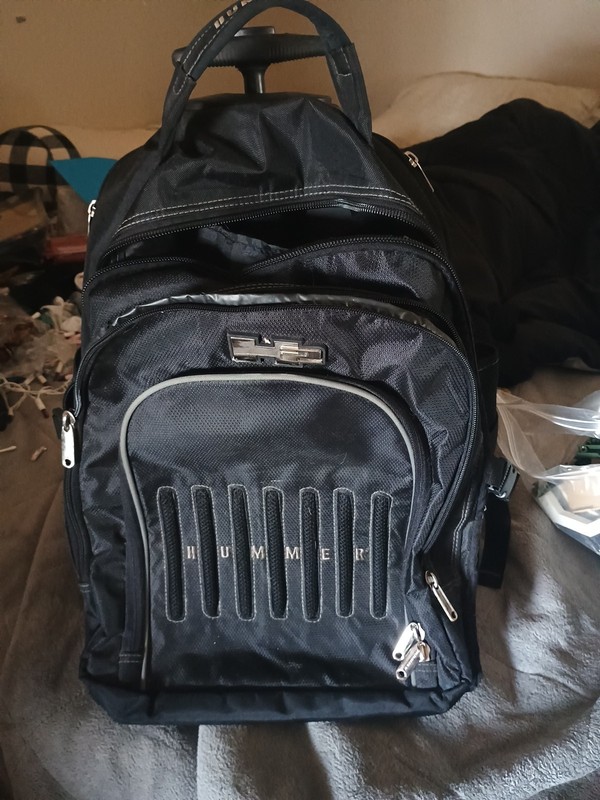 H2 Hummer Rolling Backpack