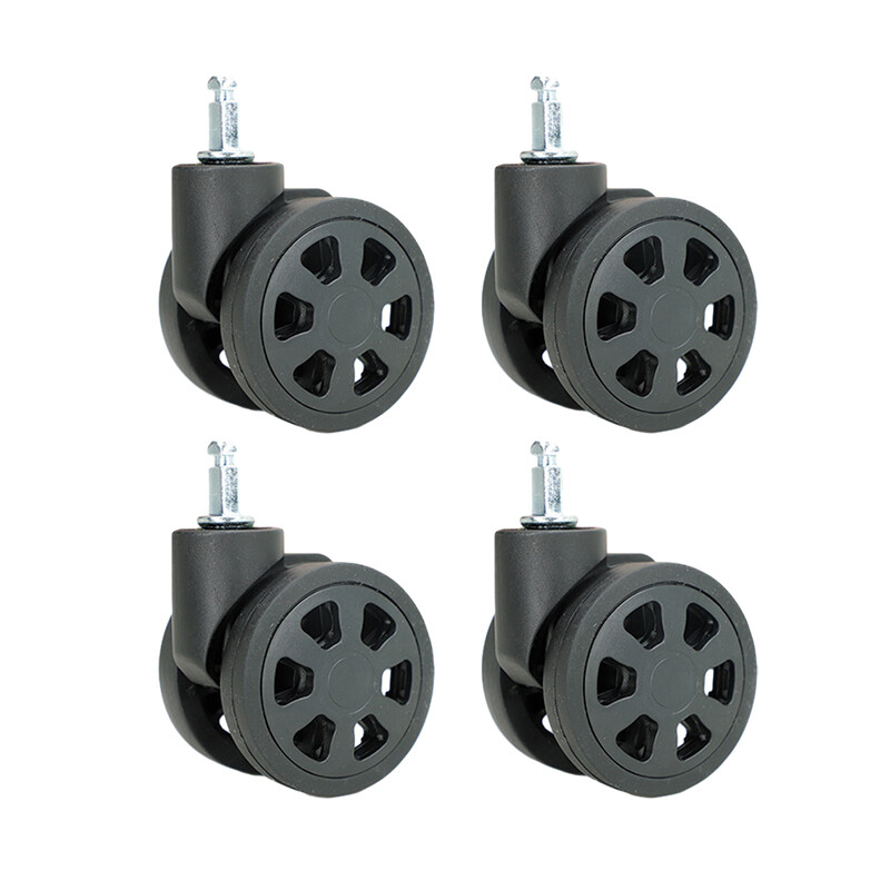 4 PCS Compartment Universal Wheel Luggage Accessories Trolley Box Pulley Mute