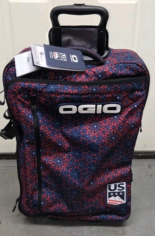 OGIO Official Partner, US Ski & Snowboard Team, 21″ Rolling Carry On Duffle, NWT