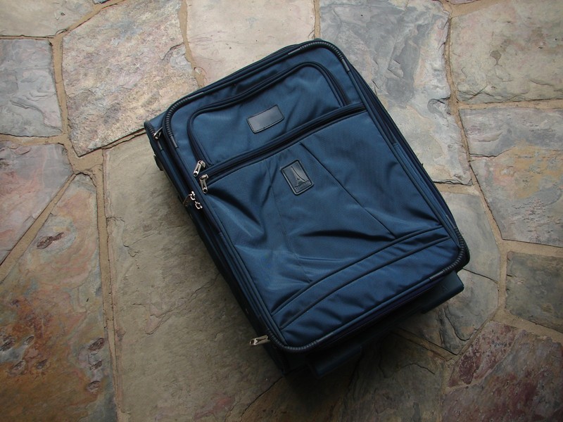 TravelPro Crew 5 22” Expandable Carry-On 2 Wheel Luggage Blue