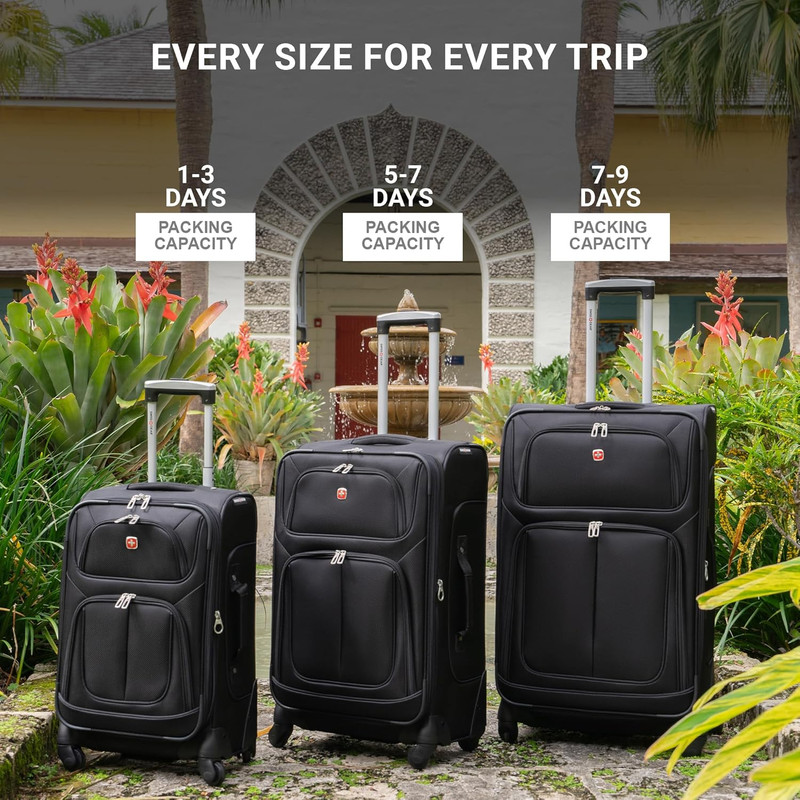 Sion 3-Piece Set, Softside Expandable Luggage – 21 Inch Carry-On & 25 & 29 Inch gallery