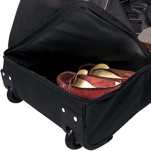 Rolling Duffel 36 In 2-section W/ Blade Wheels Padded Carry Handle Vacations New gallery