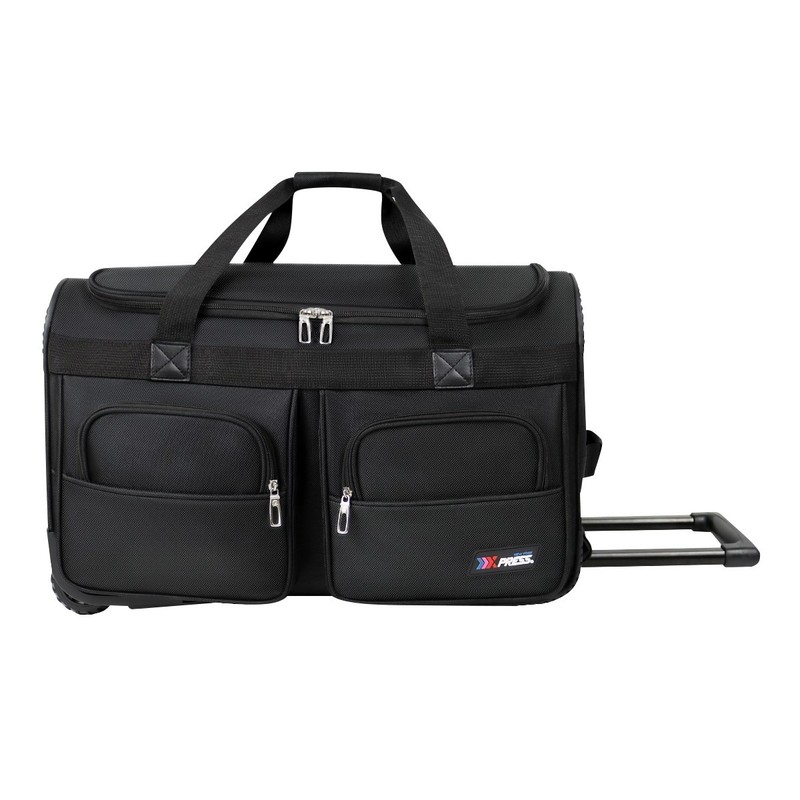 Rolling Duffle Bag With Wheels And Handle Travel Duffle Bag Black Travel Luggage gallery