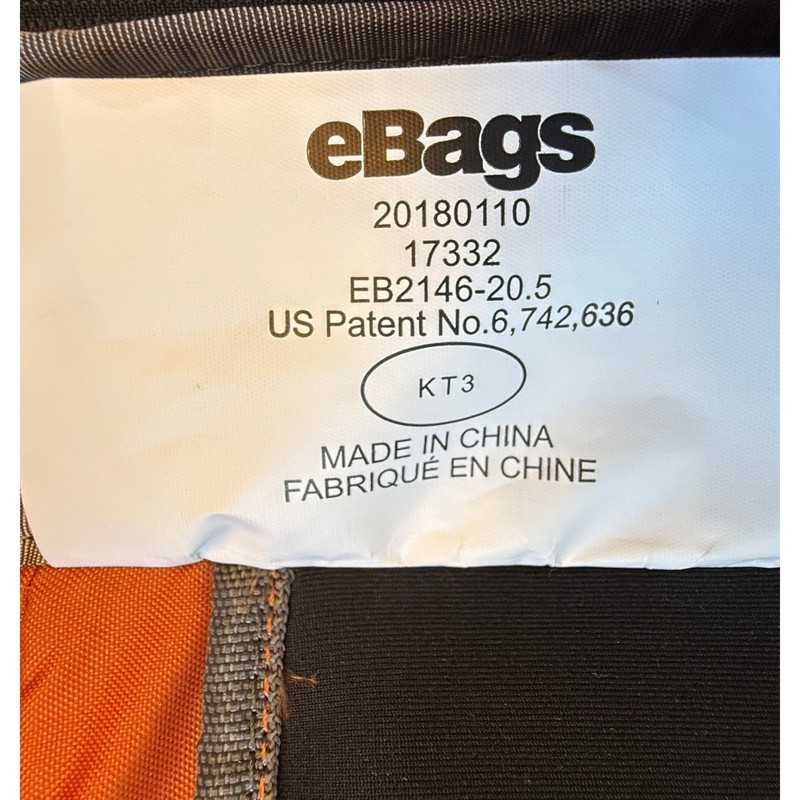 eBags Mother Lode Weekender Convertible Backpack Mens Large Black Excellent gallery