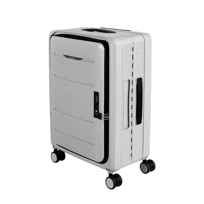 TRAVLR’s Bubule Foldable/Collapsible 24″ Luggage PP Suitcase Trolley-White