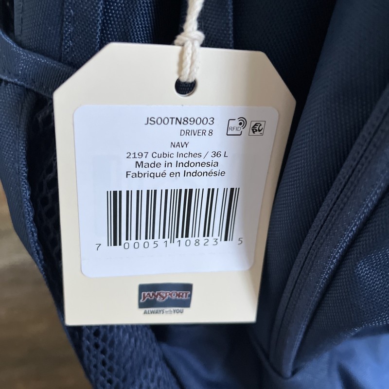 JanSport Driver 8 Rolling Backpack Wheeled Travel Bag Laptop Sleeve Navy 36L gallery