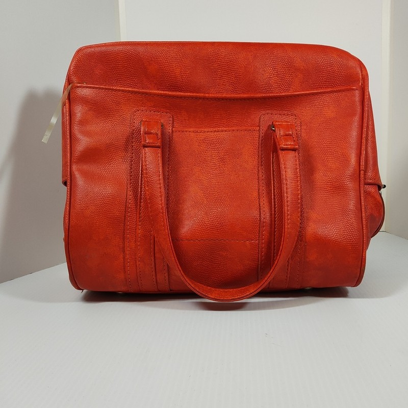 Vintage Samsonite Sherbrooke Weekend Soft side Luggage, Red-Orange Retro MCM gallery