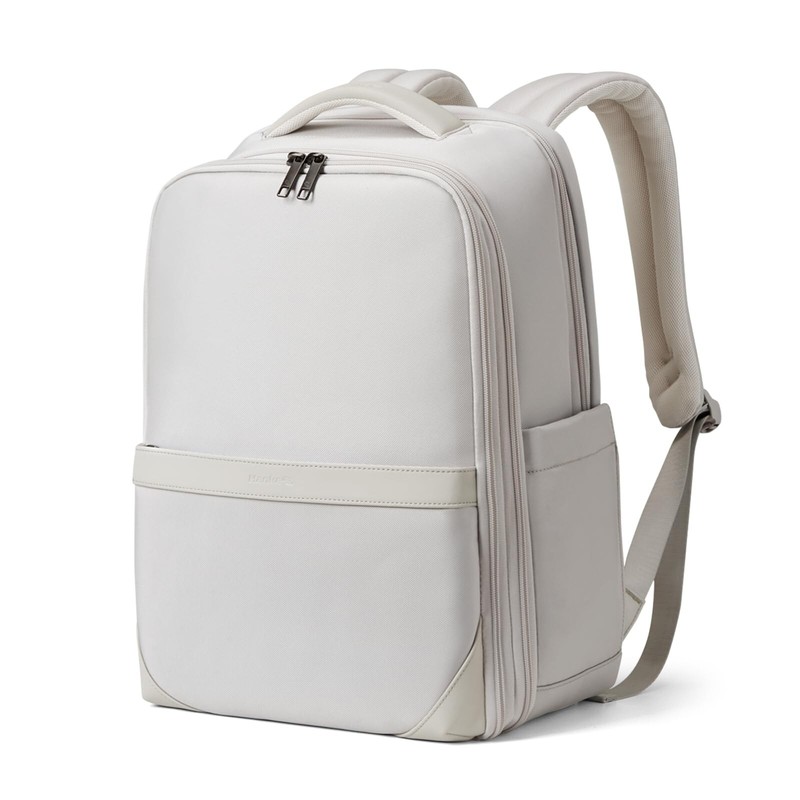 Hanke 17 Inch Expandable Backpack with Luggage Strap Business Travel Laptop B…