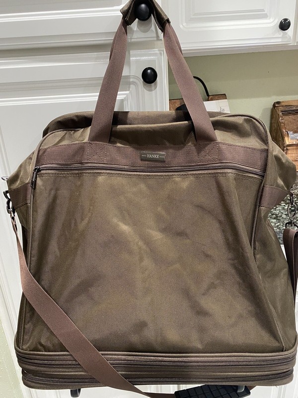 Hanke Foldable Expandable Rolling Suitcase Luggage Lightweight Nice!
