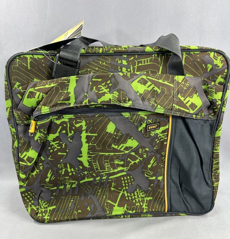 Lucas Expandable Multicolored Soft Carry-On Bag 21" Zippered Dual Handled NWT gallery