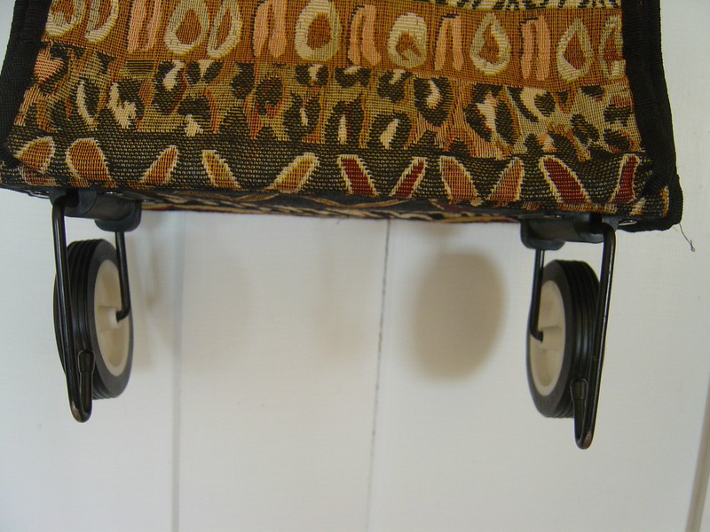 FOLDING ROLLING SUIT CASE CARRY ALL LEOPARD ANIMAL PATTERN gallery