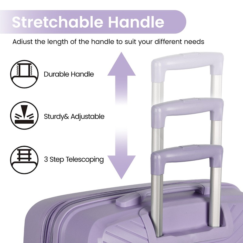 Expandable Spinner Luggage Set with TSA Lock Hardshell Suitcase for Traveling gallery