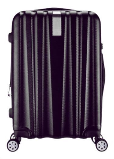 TRAVLR ABS+PC lightweight expandable 24″ check-in luggage trolley Purple
