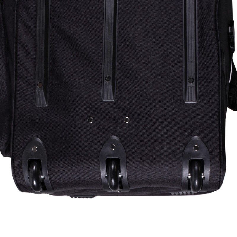40" Polyester Rolling Duffel Wheeled Luggage Suitcase Travel Duffel Bag - Blue gallery