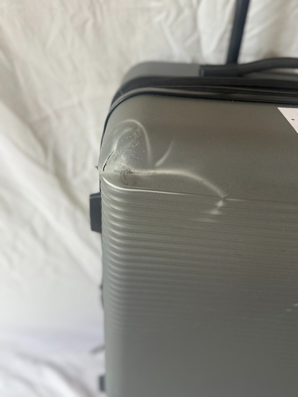 Sharper Image Journey Lite 24" Hardside Medium Luggage Suitcase Gray gallery