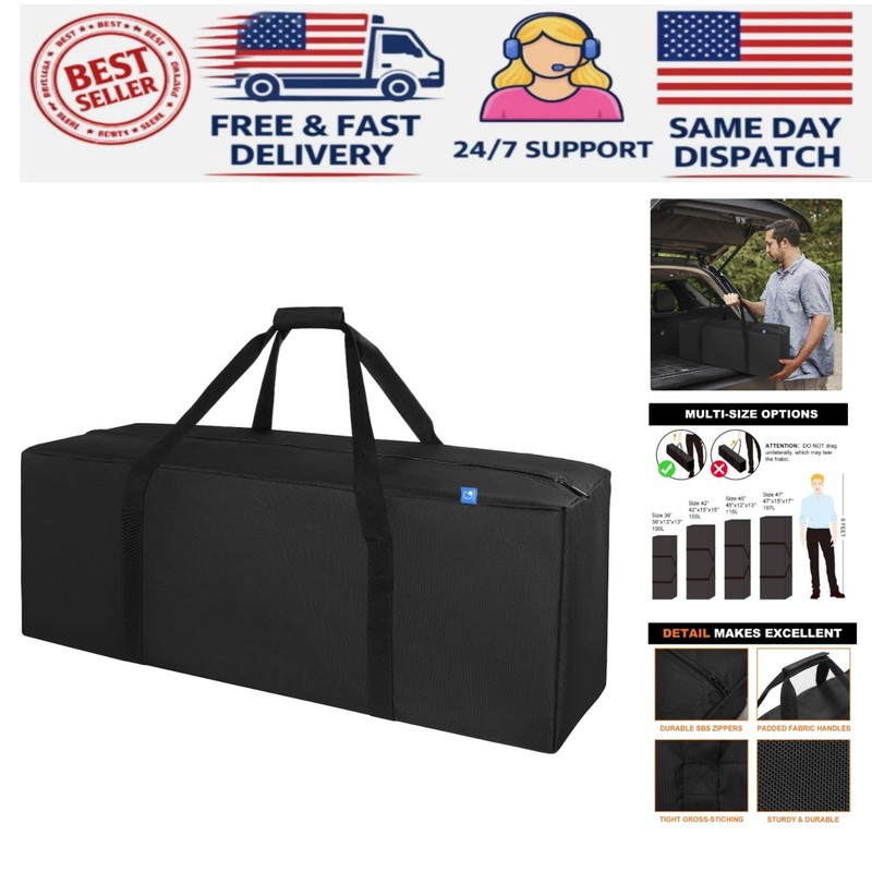 Versatile 100L Large Duffle with Water Resistance - Ideal for Camping & Moving