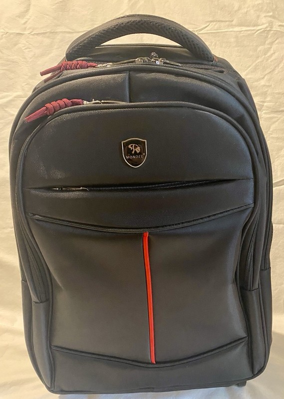 Mondee Rolling Backpack with Wheels