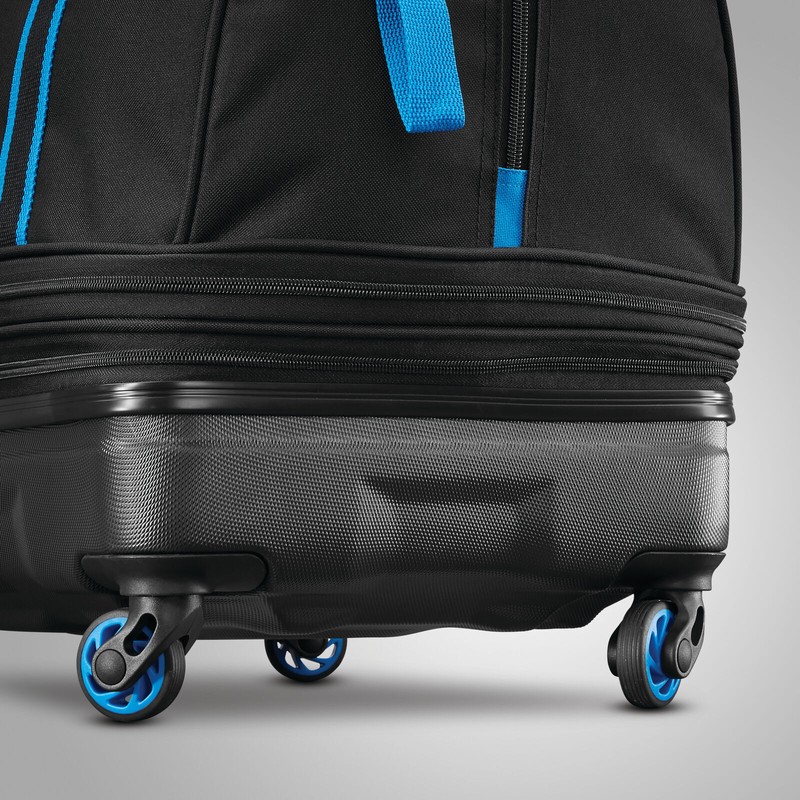 Hybrid Rolling Duffel Expandable Sturdy Molded Abs Chassis 600d Polyester Fiber gallery